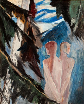 "Menneskefuglene II" (Human birds). (d)