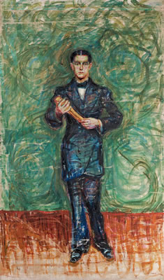 Portrait of Thorwald Hellesen: Self-portrait