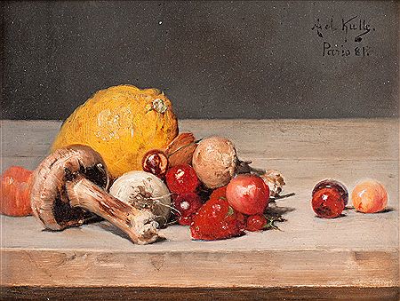 Sample artwork by Axel Kulle (1846 - 1908), known for painting - View similar artists and auction records