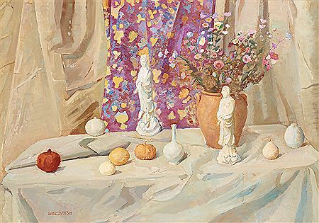 Still Life with Figurines