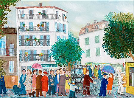 "Parisbild" (Scene from Paris)