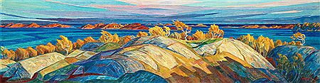 "Höst i storskärgården" (Fall in the archipelago) by Roland Svensson - Auction record, sale price, and art valuation. Compare with similar artists and explore comparable artworks.