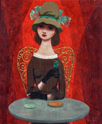 Woman at the cafe by Pelle Aberg - Auction record, sale price, and art valuation. Compare with similar artists and explore comparable artworks.