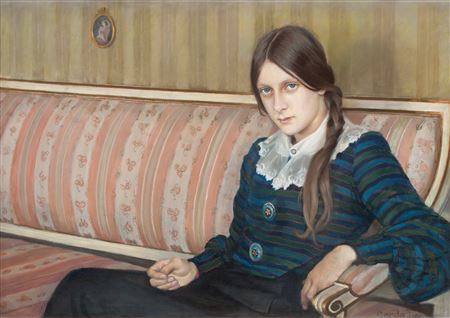 Girl on a sofa