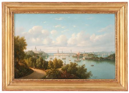 Sample artwork by Carl Abraham Rothsten (1826 - 1877), known for landscape painting - View similar artists and auction records