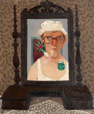 Portrait of Pelle Aberg: Self-portrait