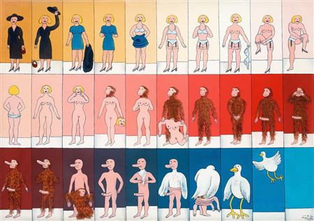 "Striptease". by Marie-Louise Ester Maude Ekman - Auction record, sale price, and art valuation. Compare with similar artists and explore comparable artworks.