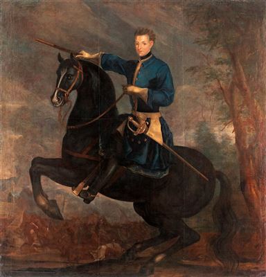 "Karl XII till häst"