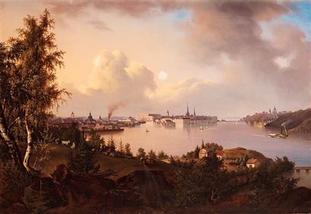 View of Stockholm by Josef Magnus Stack - Auction record, sale price, and art valuation. Compare with similar artists and explore comparable artworks.
