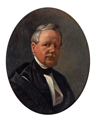 Portrait of Carl Stephan Bennett: Self-portrait