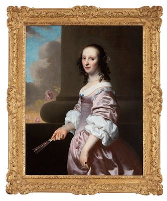 Young lady with a fan