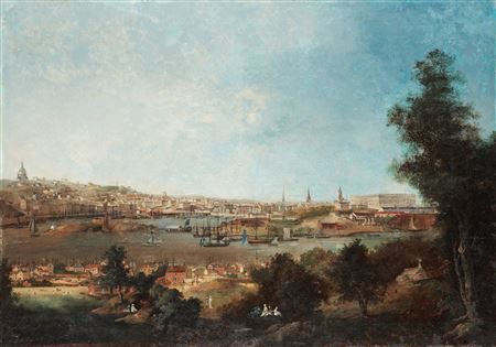 Sample artwork by Louis Belanger (1756 - 1816), known for gouache landscape painting, drawing - View similar artists and auction records