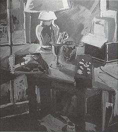 Still Life with Yellow Lamp #2