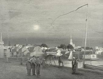 Twilight by the Docks