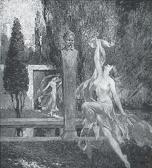 Dancing Nymphs in the Garden