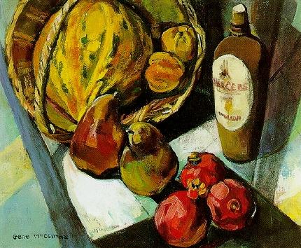 Still Life with Lancers Bottle