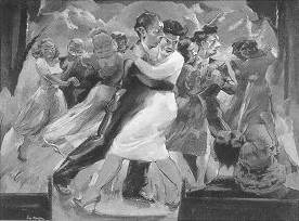 Sample artwork by Joseph Raskin (1897 - 1981), known for landscape-structures, genre, etcher - View similar artists and auction records
