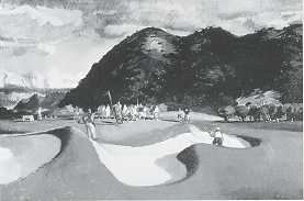 17th Green at the Riviera