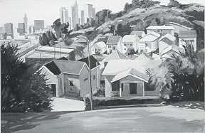 View of Houses, Civic Center
