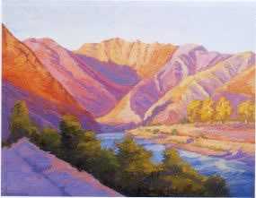 Sunset, Sespe Creek