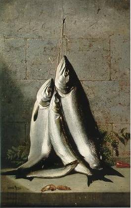 Hanging California Salmon