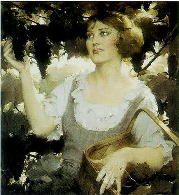 Picking Grapes by Edward Stevens - Auction record, sale price, and art valuation. Compare with similar artists and explore comparable artworks.