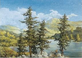 Sample artwork by Harold Morse Ward (1889 - 1973), known for landscape, illustrator, genre - View similar artists and auction records