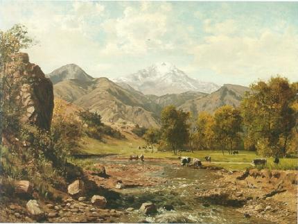 Sierra Meadow, 1888 by Thaddeus Welch - Auction record, sale price, and art valuation. Compare with similar artists and explore comparable artworks.
