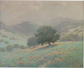 Oak Tree in a Flowering Meadow by Frank Moore - Auction record, sale price, and art valuation. Compare with similar artists and explore comparable artworks.