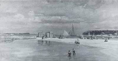 Sand Flats, Northport, Long Island by Charles Corwin - Auction record, sale price, and art valuation. Compare with similar artists and explore comparable artworks.