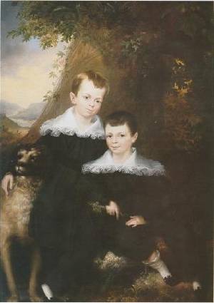 Two Boys and a Dog by Robert Street - Auction record, sale price, and art valuation. Compare with similar artists and explore comparable artworks.
