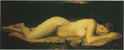 Nude with Butterfly