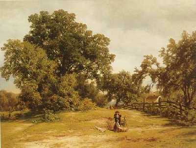 Artist's Children Painting