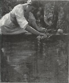 By the Orchard Pool by Mary Curtis Richardson - Auction record, sale price, and art valuation. Compare with similar artists and explore comparable artworks.