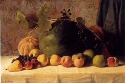 Still Life With Melons, Peac