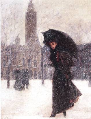 Woman in the Snow with an by Herman Hyneman - Auction record, sale price, and art valuation. Compare with similar artists and explore comparable artworks.