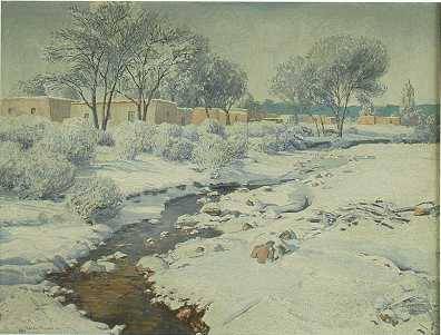 Winter Morning, Santa Fe