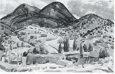 Hills of New Mexico by James Couper Wright - Auction record, sale price, and art valuation. Compare with similar artists and explore comparable artworks.