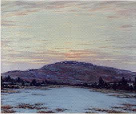 A Winter Sunset, 1924 by James Knox - Auction record, sale price, and art valuation. Compare with similar artists and explore comparable artworks.
