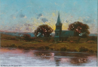 Sunset of the Church Steeple, 1893