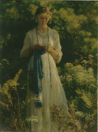 The Blue Scarf, 1916