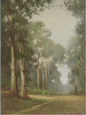 Eucalyptus in the Mist by Bertha Elizabeth Stringer Lee - Auction record, sale price, and art valuation. Compare with similar artists and explore comparable artworks.