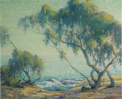 Evening on the Pacific, Laguna Beach by Anna Althea Hills - Auction record, sale price, and art valuation. Compare with similar artists and explore comparable artworks.