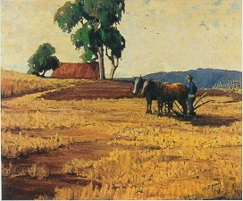 Plowing The fields