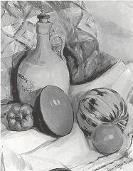 Still Life with Bowl and Jug