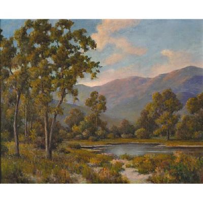 A Californina Landscape by Herbert Sartelle - Auction record, sale price, and art valuation. Compare with similar artists and explore comparable artworks.