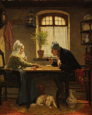 Sample artwork by Jean Arnould Heyermans (1837 - 1892), known for painting - View similar artists and auction records