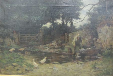 A Shady Corner on a Dartmoor Farm