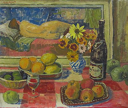 Still Life by Dennis Gilbert - Auction record, sale price, and art valuation. Compare with similar artists and explore comparable artworks.