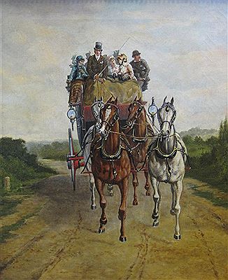 The Approaching (Park Drag) Coach
